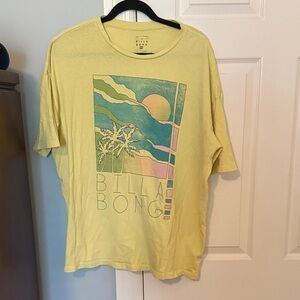 Billabong Oversized Boyfriend Sunset Tee L